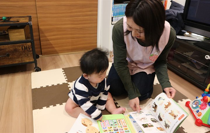 訪問保育の様子（ご家庭での保育）
